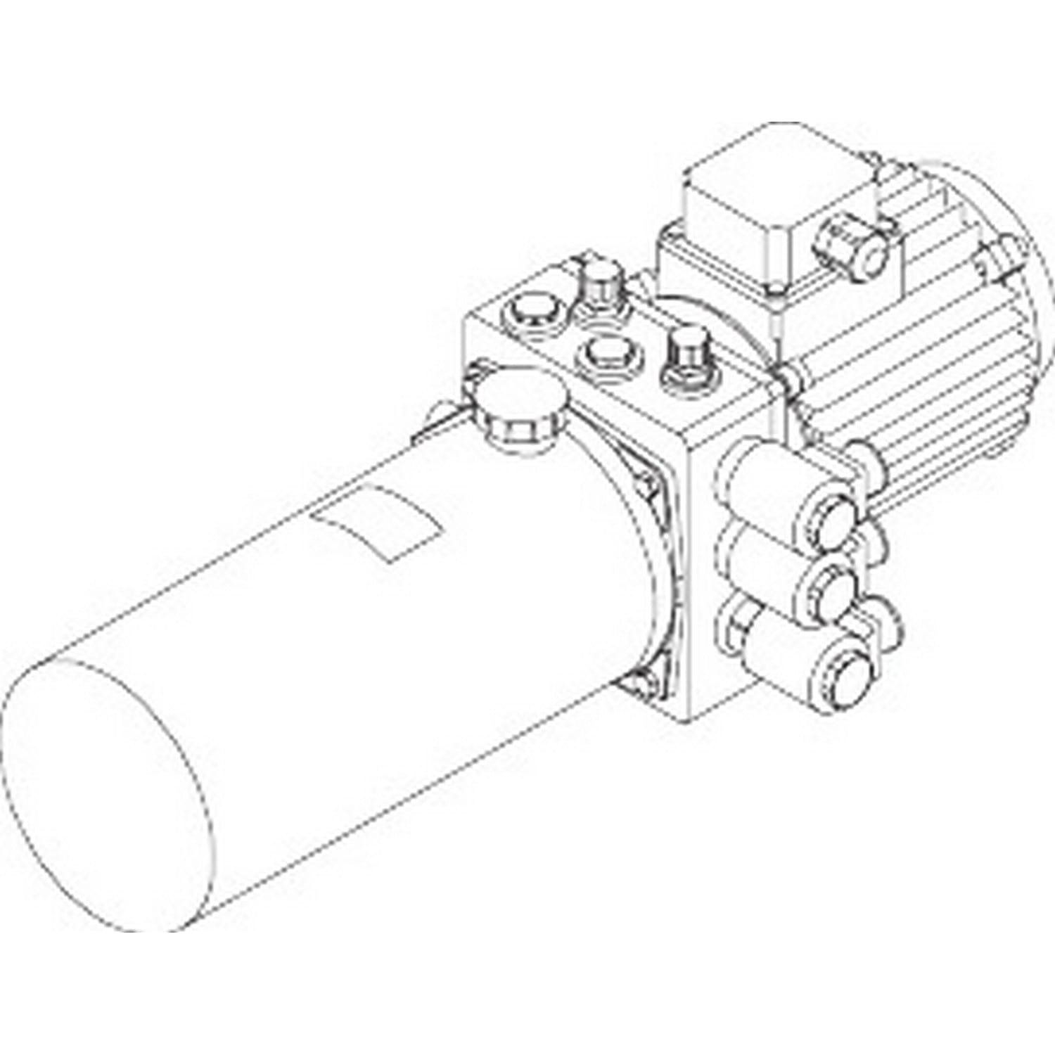 Hörmann Elektrohydr. Einheit Bosch 1,1kW HRT 230V3F/400V3F 50/60Hz BILD 1