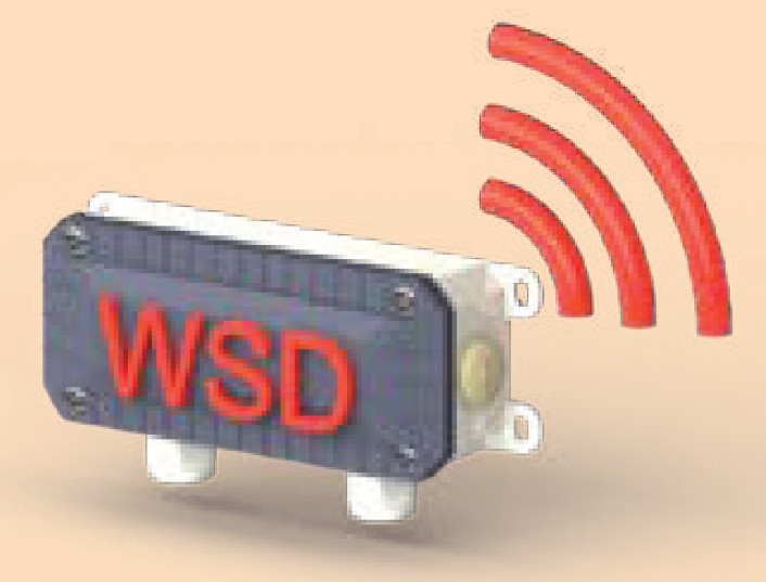 GfA WSD (mit Batterie) Kabellose Sicherheitseinrichtung 2,4 GHz