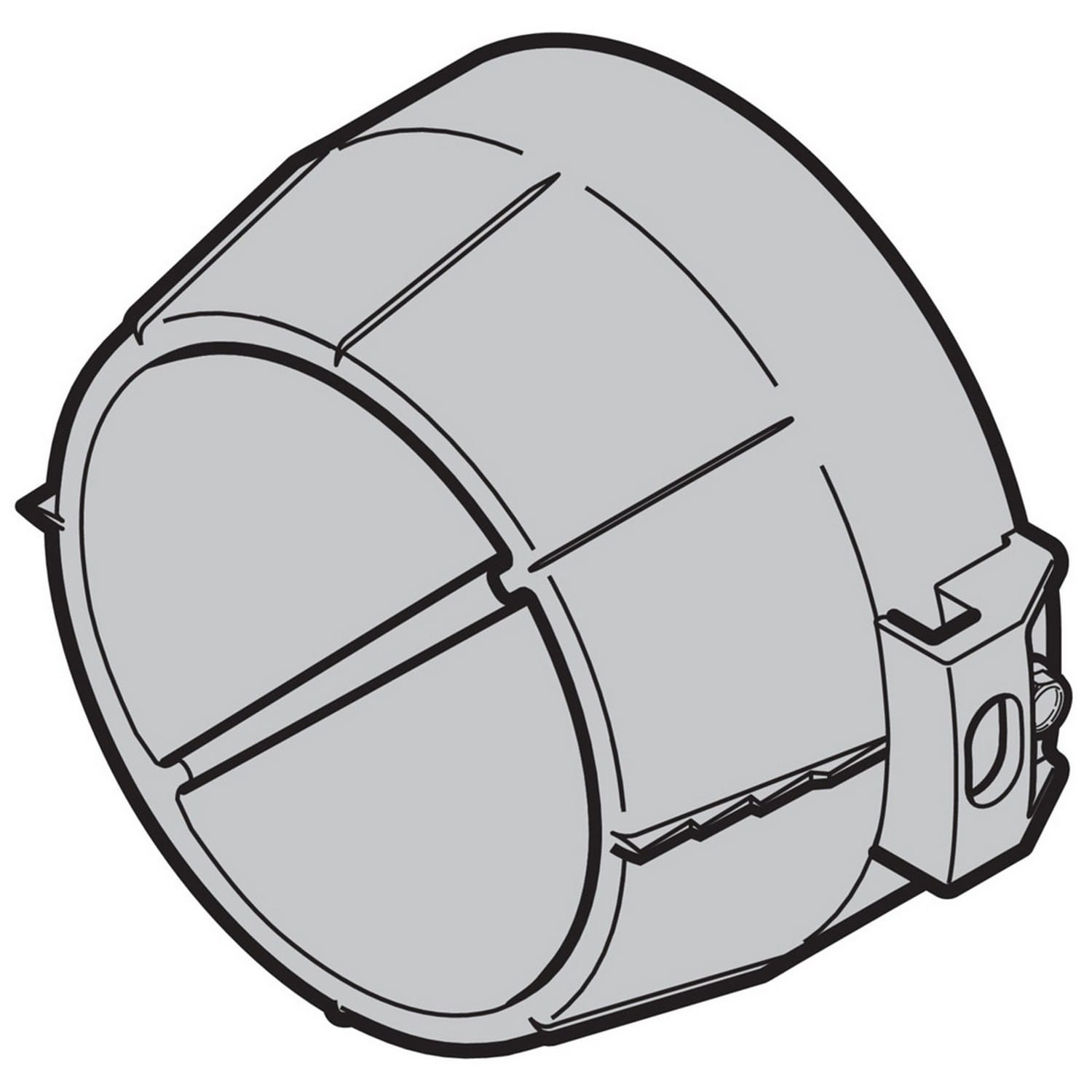 Hörmann Federkonus Gr. 3 mit Federklemmen für Industrie-Sektionaltor BILD 1