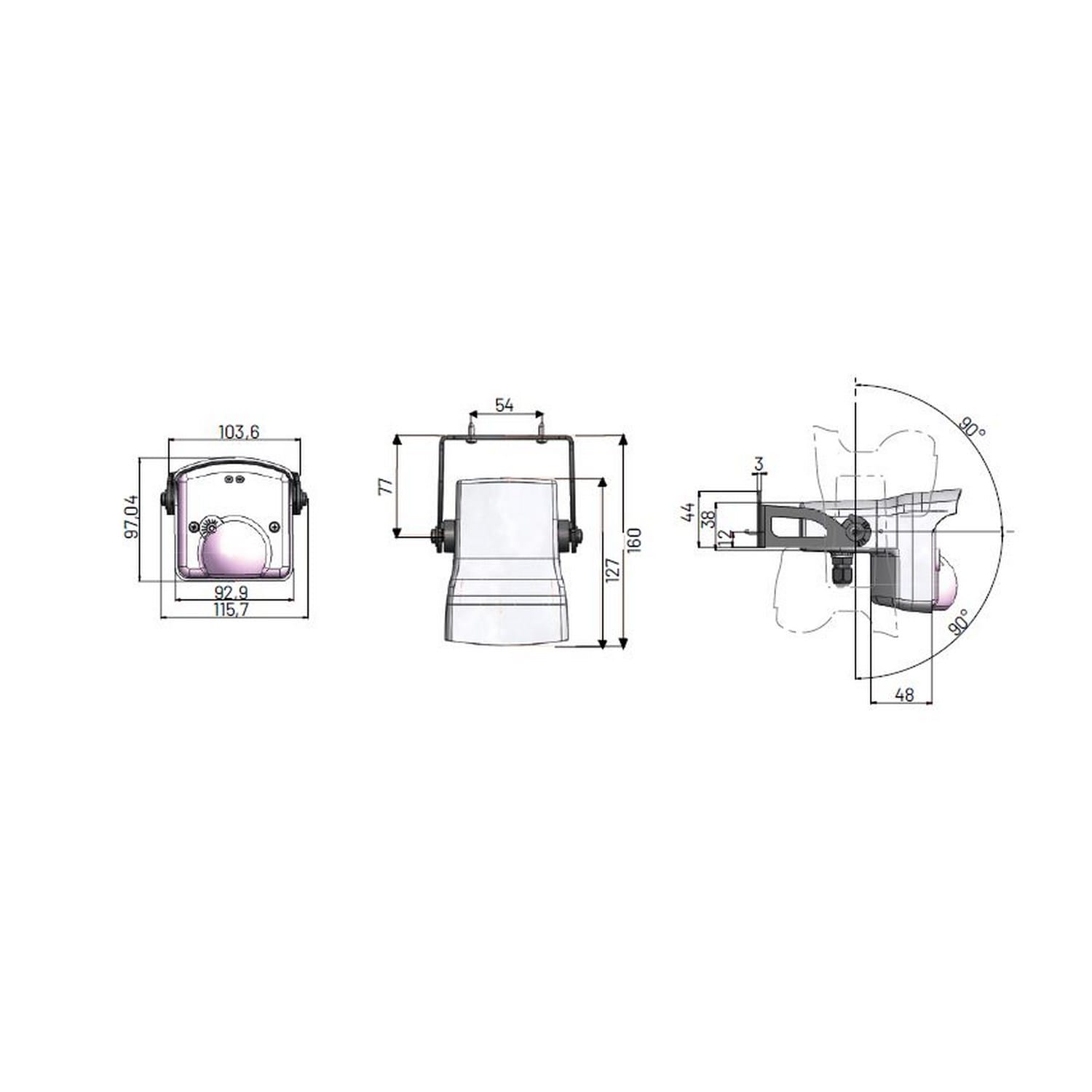 MARANTEC Condor Radar-Bewegungsmelder & Anwesenheitssensor,3,5 - 7m für Antriebe BILD 9