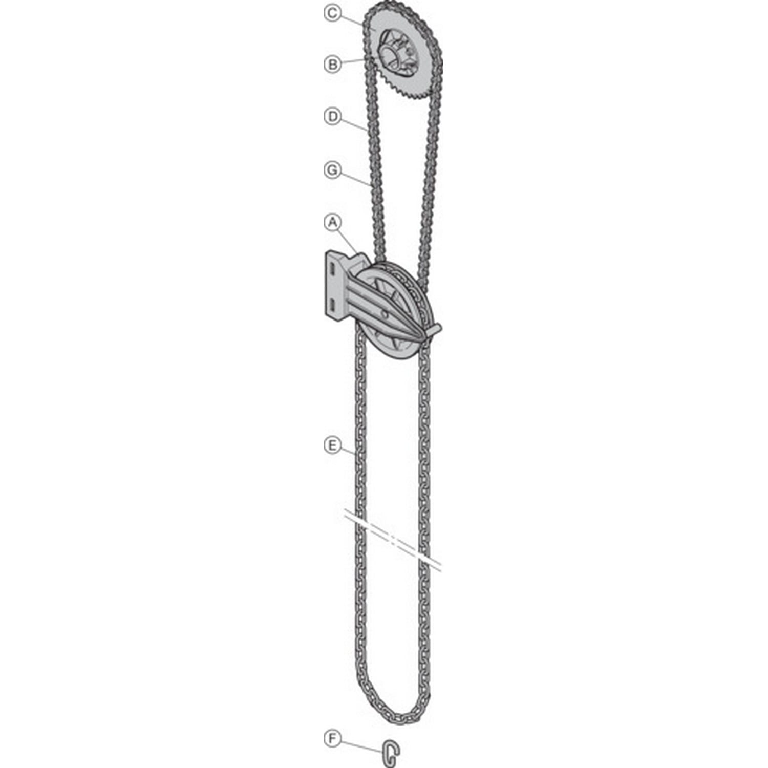 Hörmann Rollenkette 1156mm lang für Industrie-Sektionaltor / 3076888 BILD 9
