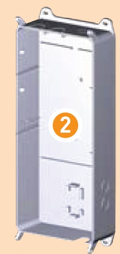 GfA Gehäuseunterteil TS 971 Zur Aufnahme der Platine
