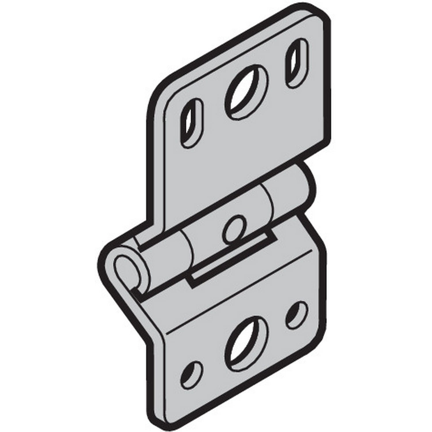 Hörmann Scharnier für Schlupftür (50mm), Edelstahl für Industrie-Sektionaltor BILD 1