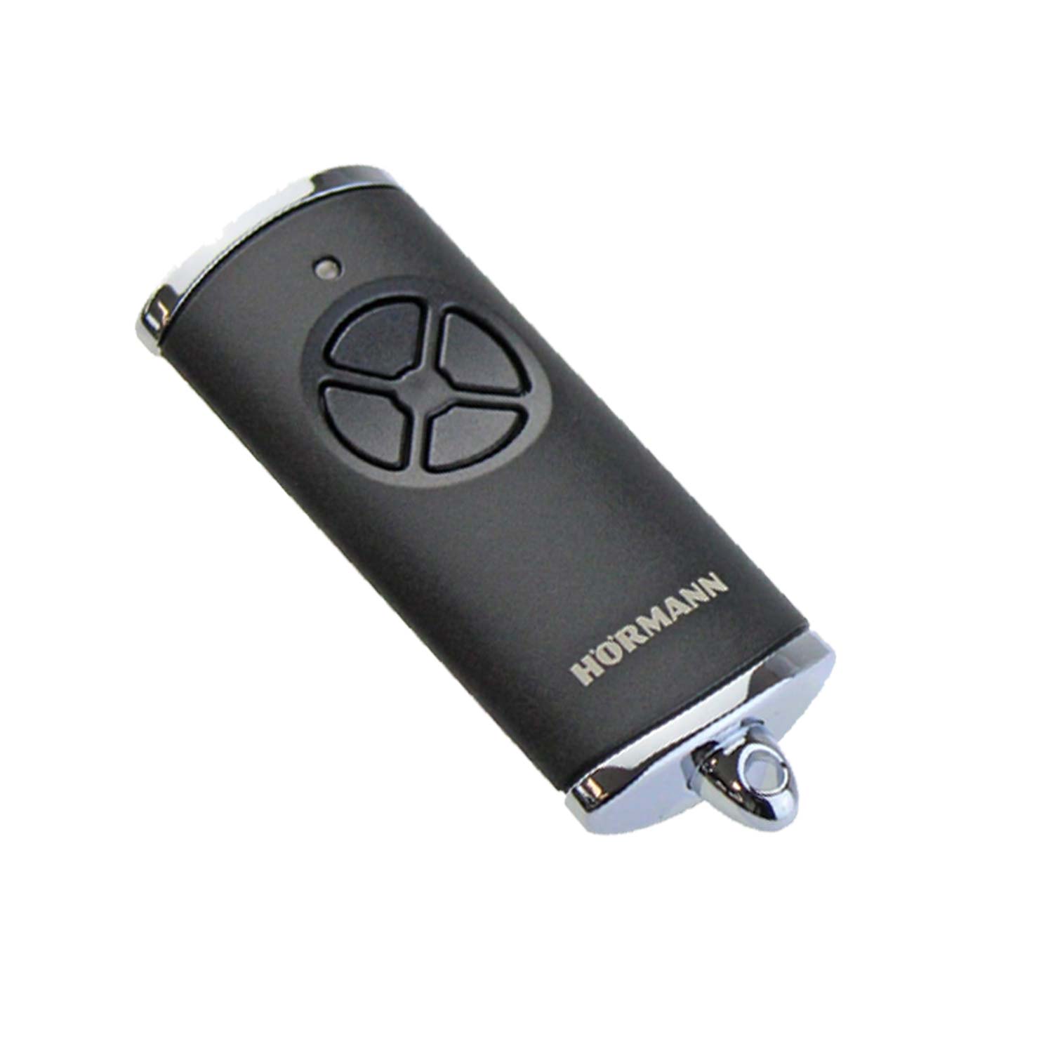 Hörmann Handsender HSE 4 BS (868 MHz), schwarz/chrom für Antriebe