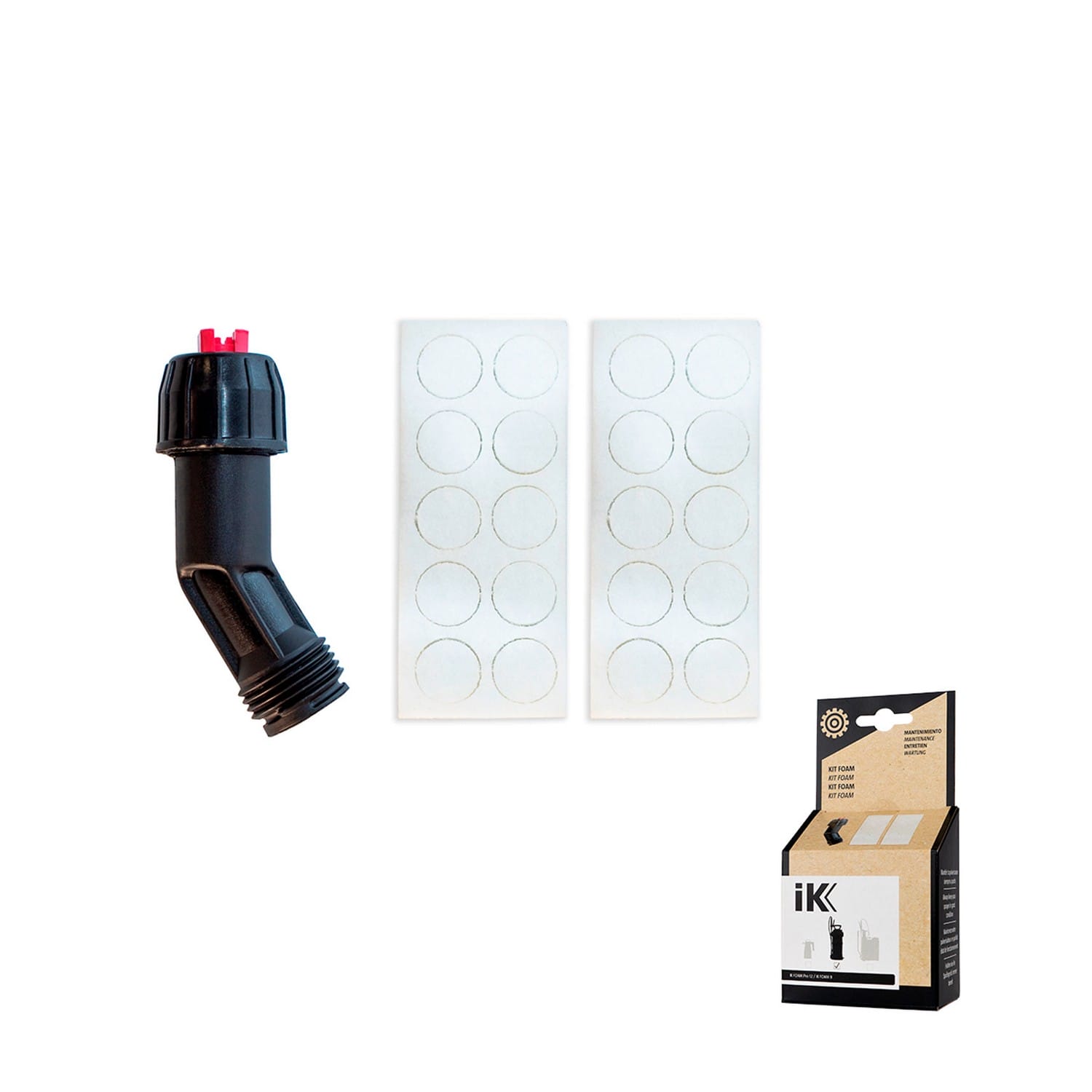 IK Foam PRO 12 Set Zubehör, Schwarz für alle gängigen IK Pumpsprüher / 82676800