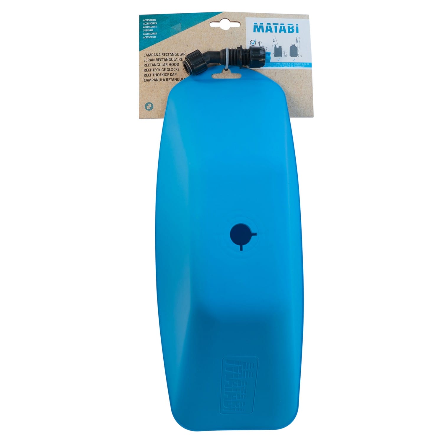 MATABI Rechteckhaube  Zubehör, Blau für alle gängigen Matabi Pumpsprüher