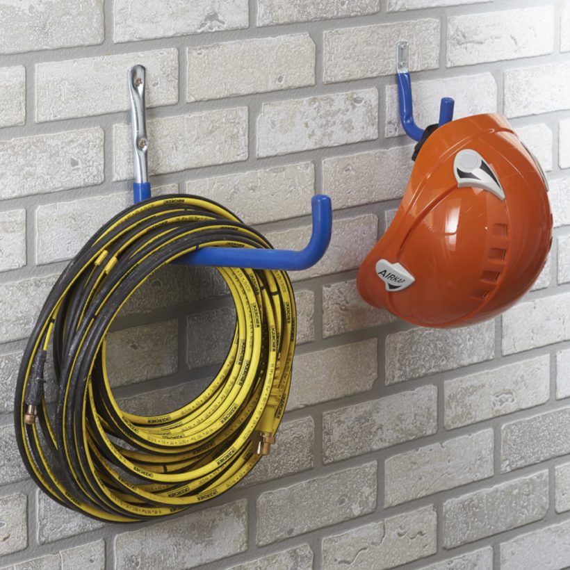 MOTTEZ Wandhaken Tiefe 80 mm Tragkraft 50 kg, mit schützender Ummantelung BILD 2