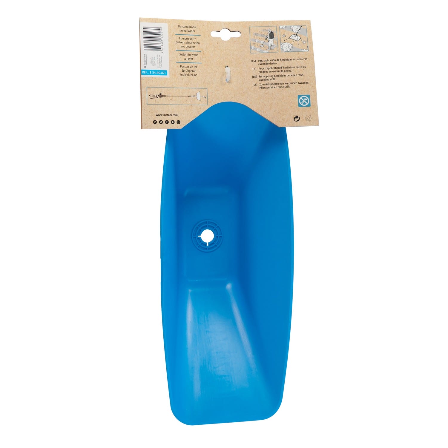 MATABI Rechteckhaube  Zubehör, Blau für alle gängigen Matabi Pumpsprüher