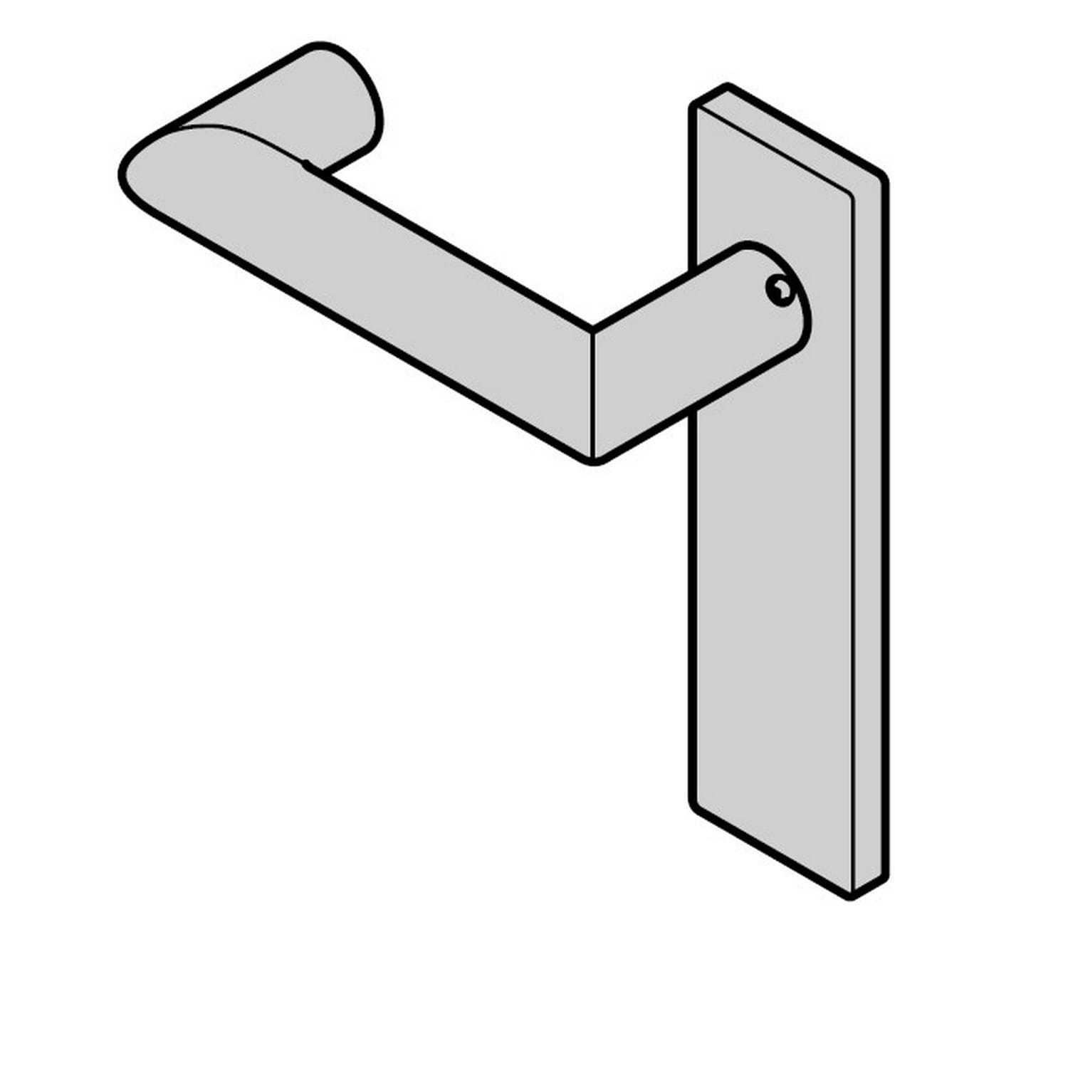 Hörmann Halbgarnitur FSB Typ 1016 (FS) Kurzschild blind, Aluminium, Naturton BILD 1