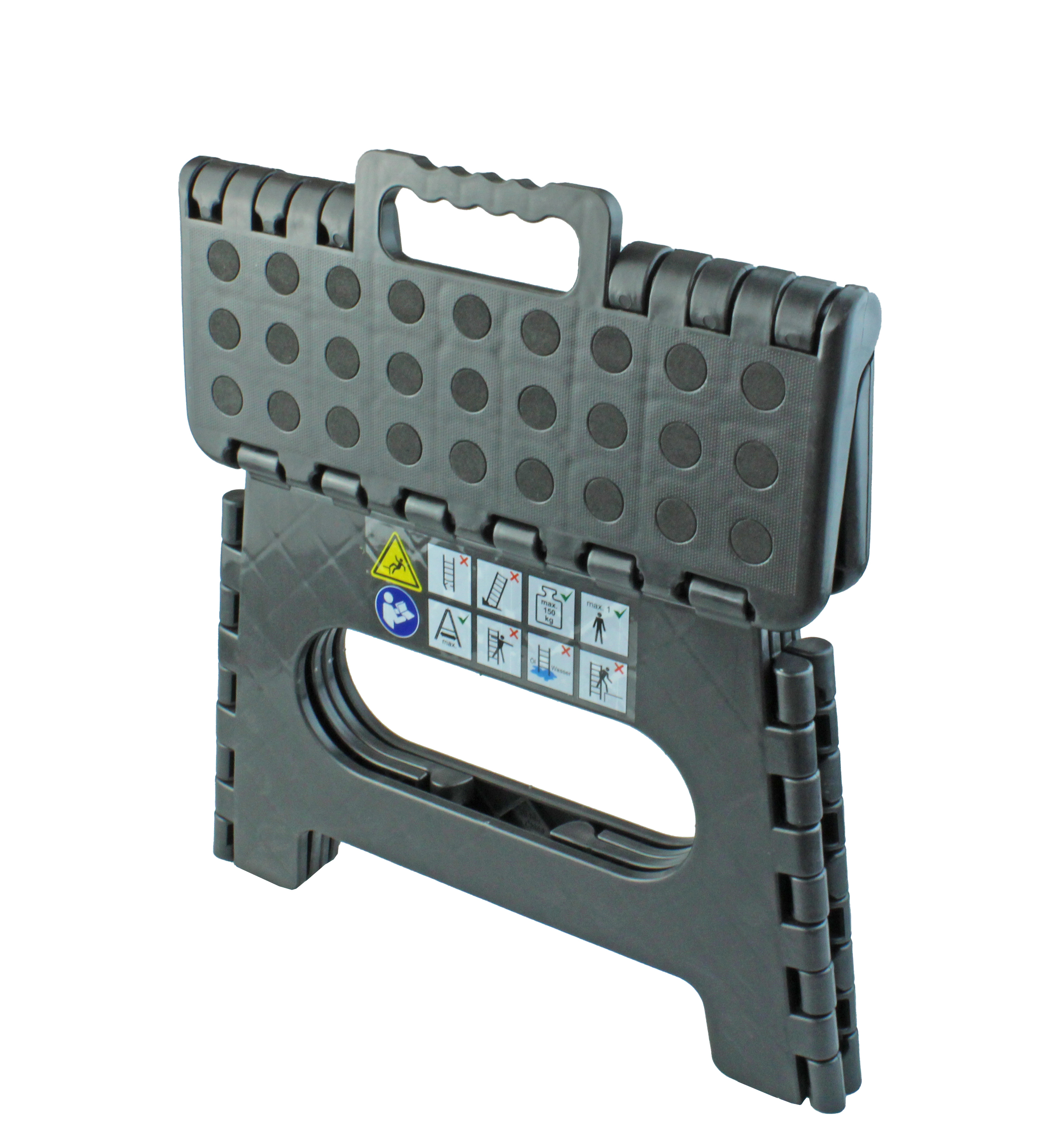 4DOOR Tritthocker/Klapphocker 22 cm hoch/bis zu 150 kg belastbar, leicht faltbar BILD 2