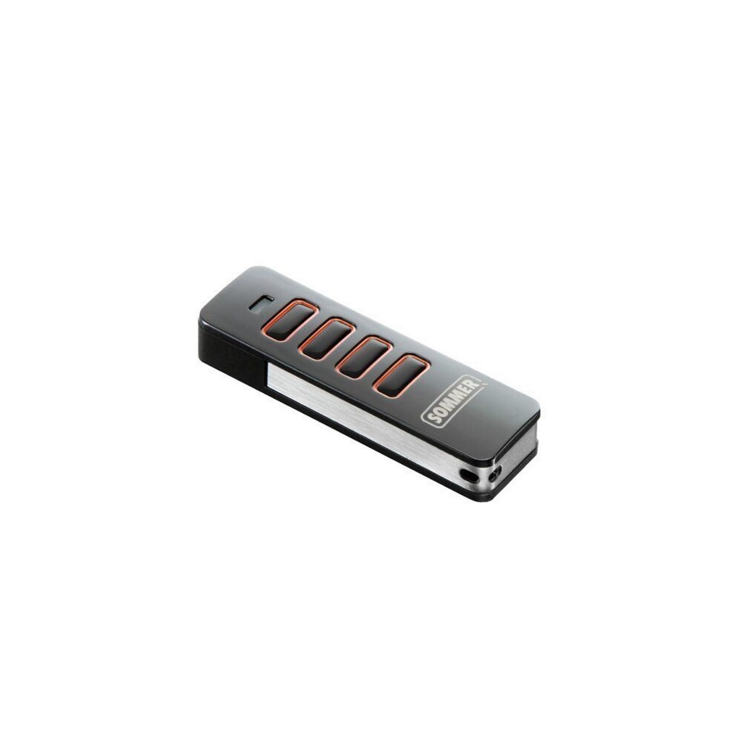 Sommer Handsender 4-Tasten Pearl 868,95MHz schwarz/rot für Antriebe BILD 1