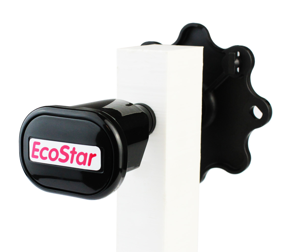 Hörmann Torgriffgarnitur EcoStar, Vierkant 9×9mm, schwarz für Schwingtore BILD 1