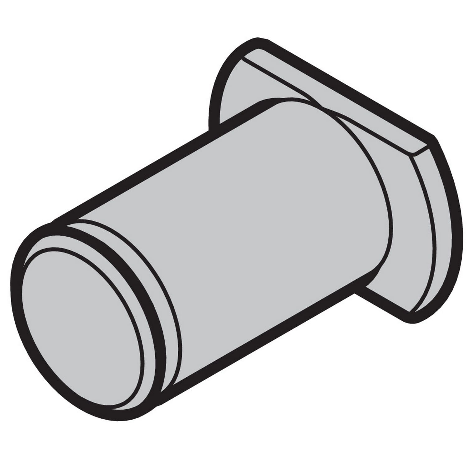 Hörmann Seilaufnahmebolzen Ø17.5 x 33mm, verzinkt für Industrie-Sektionaltor BILD 1