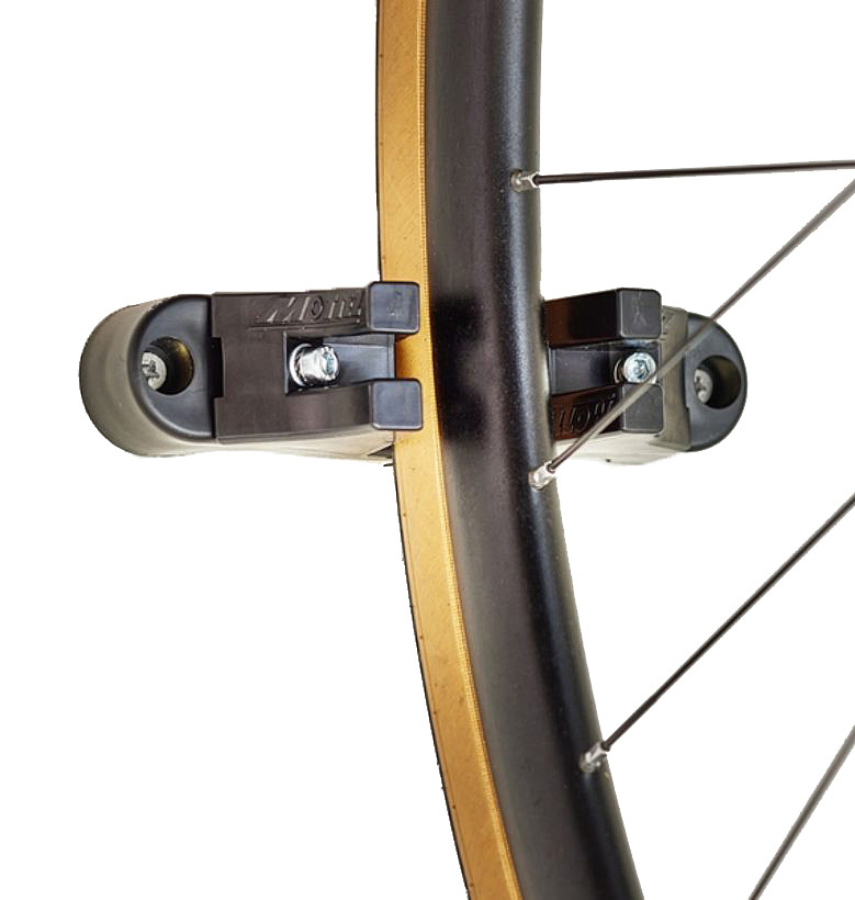 MOTTEZ Wandfahrradhaken, Radhalter Reifenbreite von 20 bis 70 mm für Fahrrad BILD 1
