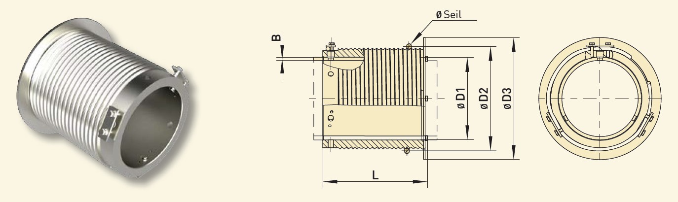 GfA Seiltrommel Typ A 200-6R-159 für Siederohre / 30004998