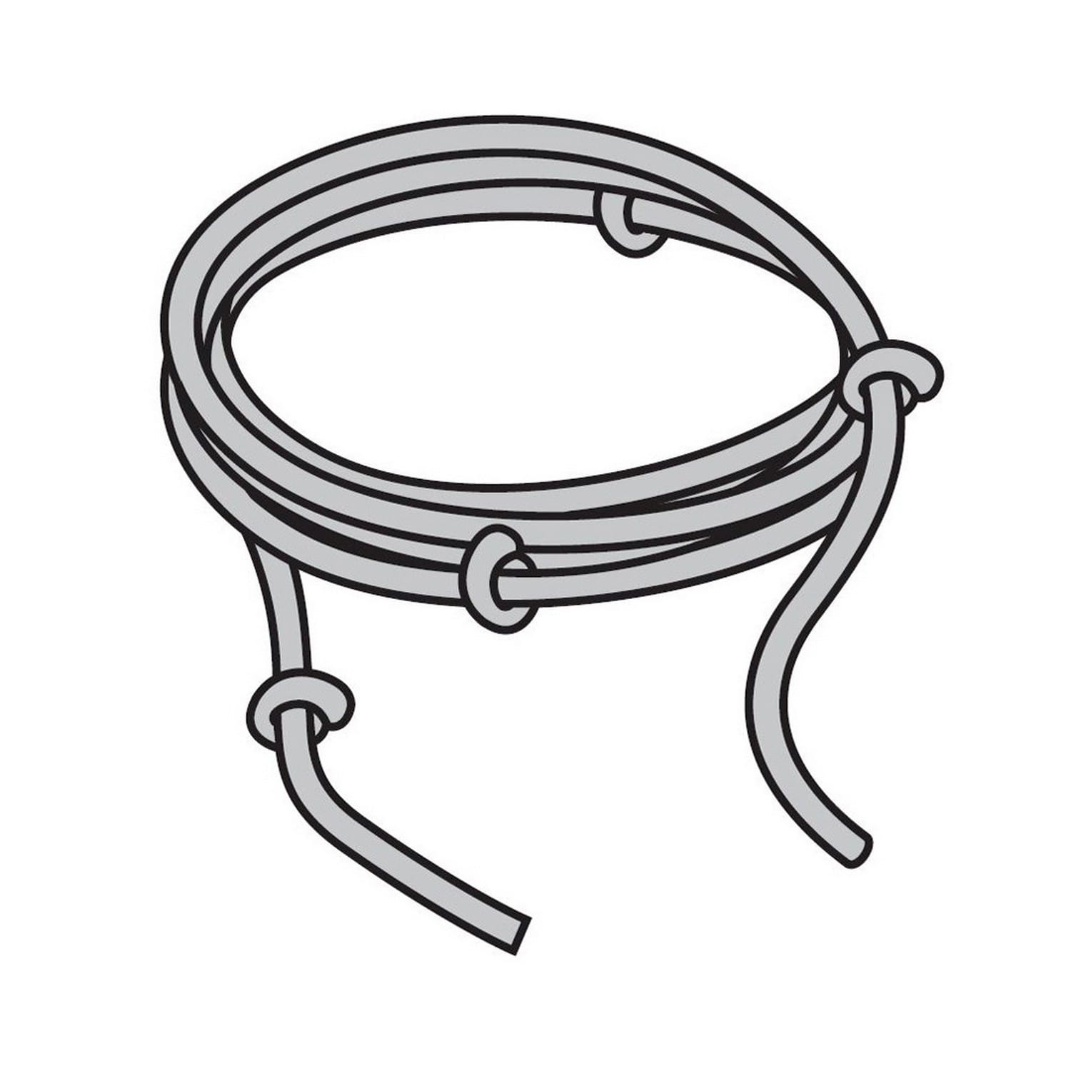 Hörmann Handseil Ø 8mm, 3600mm, Rot für Sektionaltor / 3076574 BILD 9
