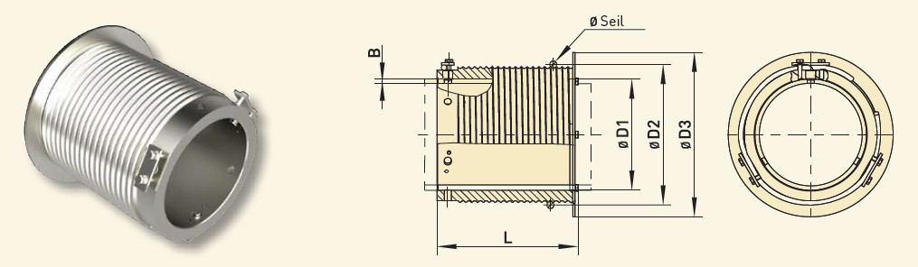 GfA Seiltrommel Typ A 200-10L-159 für Siederohre / 30001370