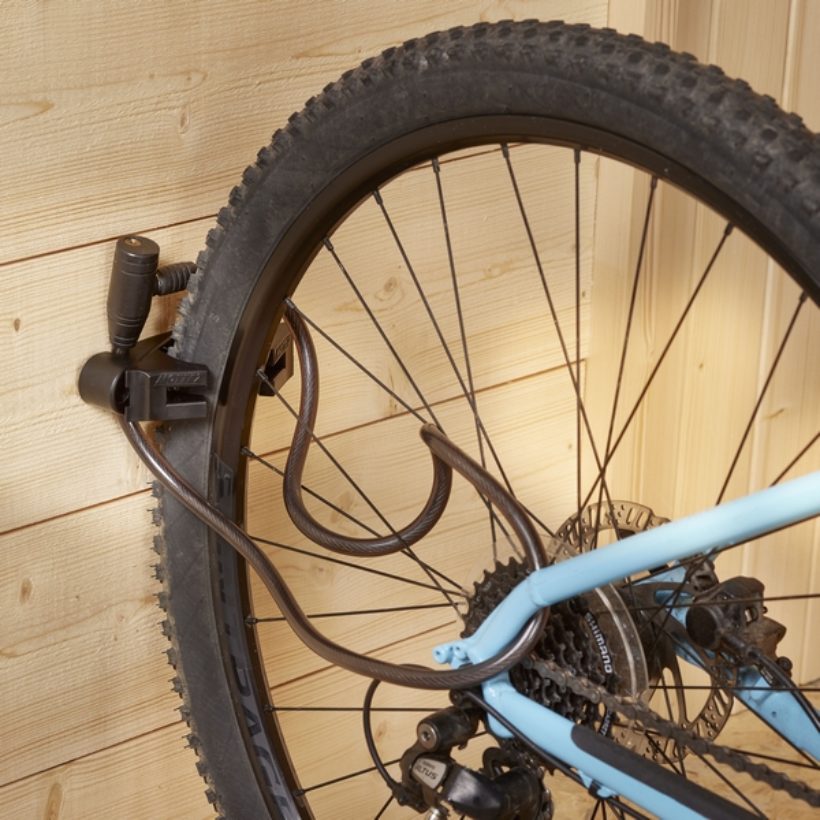 MOTTEZ Wandfahrradhaken, Radhalter Reifenbreite von 20 bis 70 mm für Fahrrad BILD 4