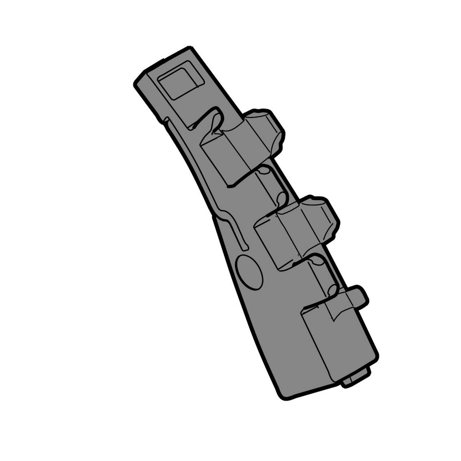 Hörmann Kabelführung ≤ 500mm, L-Beschlag, rechts für Industrie-Sektionaltor BILD 1