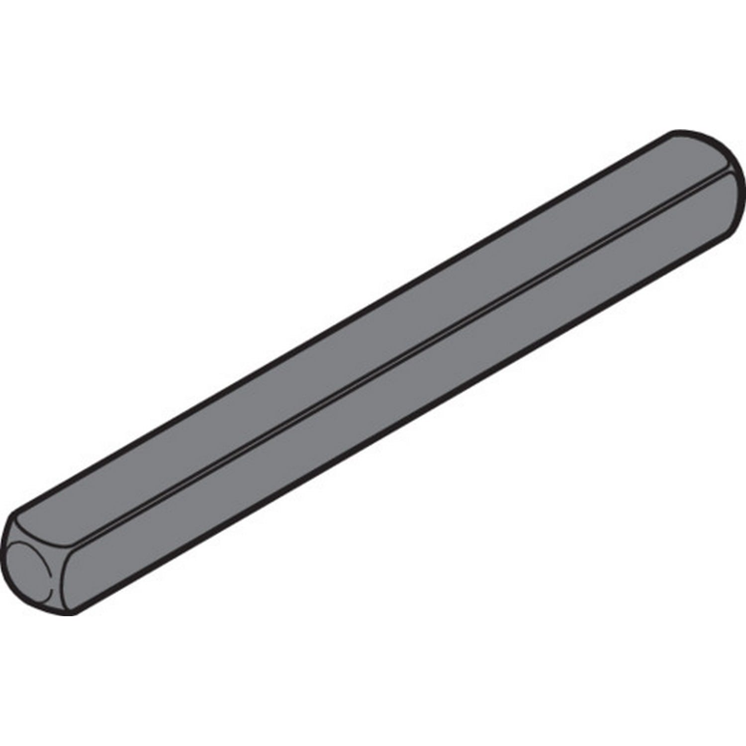 Hörmann Vierkant-Drückerstift L = 100, TS 45 - 51 für Industrie-Sektionaltor BILD 1