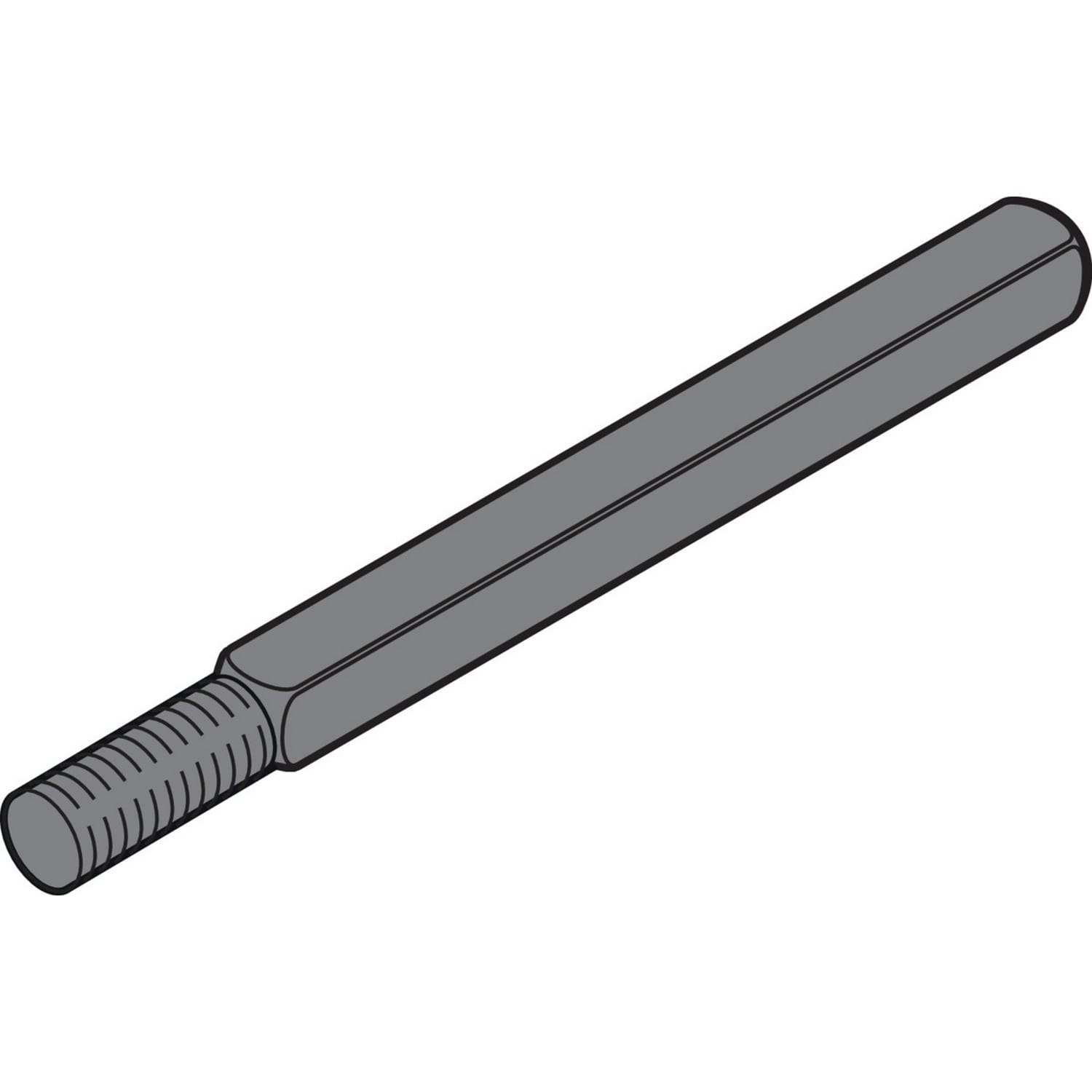 Hörmann Vierkant-Wechselstift Länge 90mm, TS 45-51, für Wechselgarnitur BILD 1