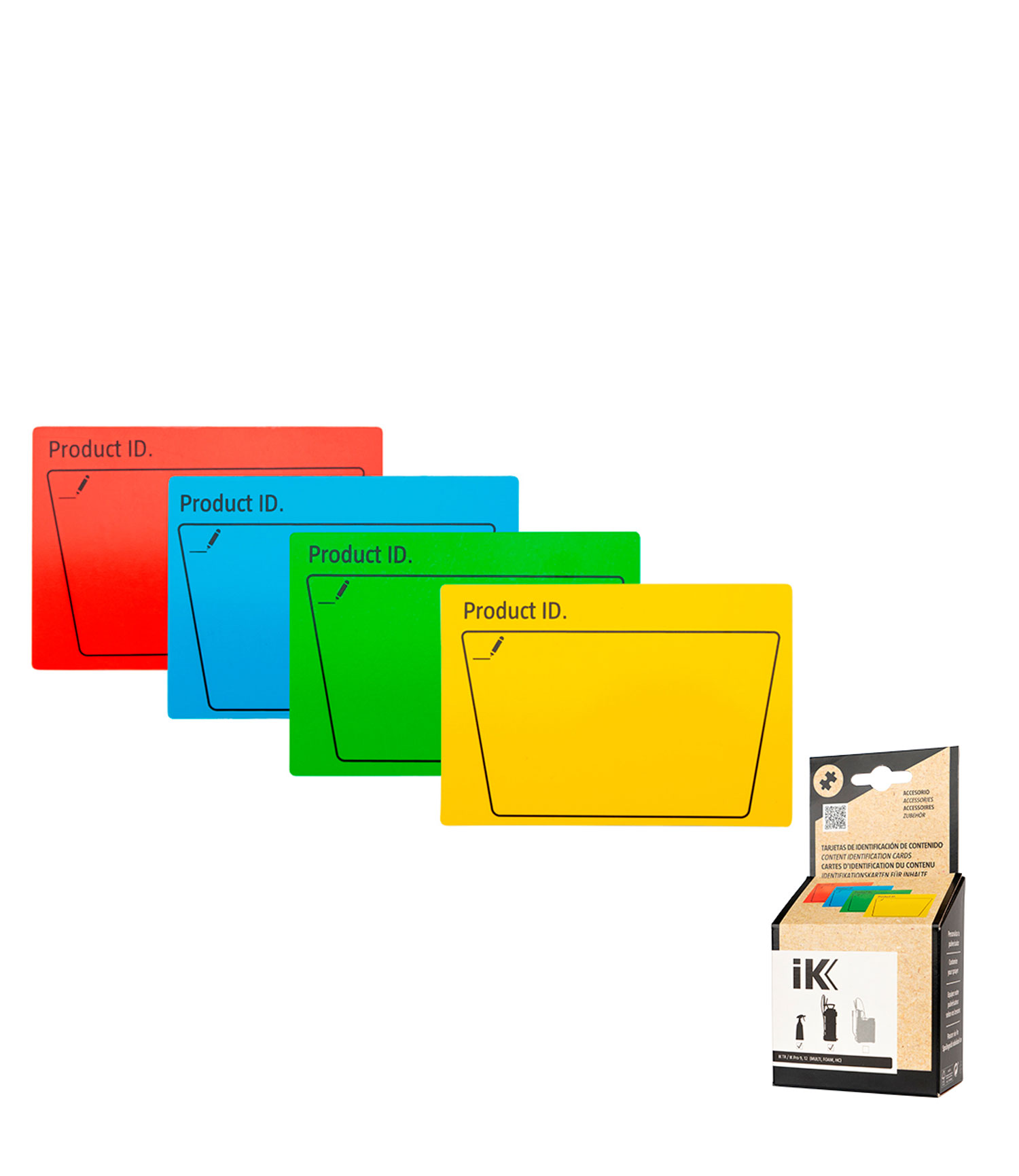 IK Inhaltskarten - rot/blau/gelb/grün Zubehör für IK MULTI Pro 9 - IK Multi Pro 12 - IK MULTI TR 1 - IK HC TR 1 - IK FOAM Pro 12 - MULTI TR MINI 360