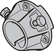 Hörmann Flansch Federwelle 40mm mit Nut, WA100/200 für Antrieb-Steuerung