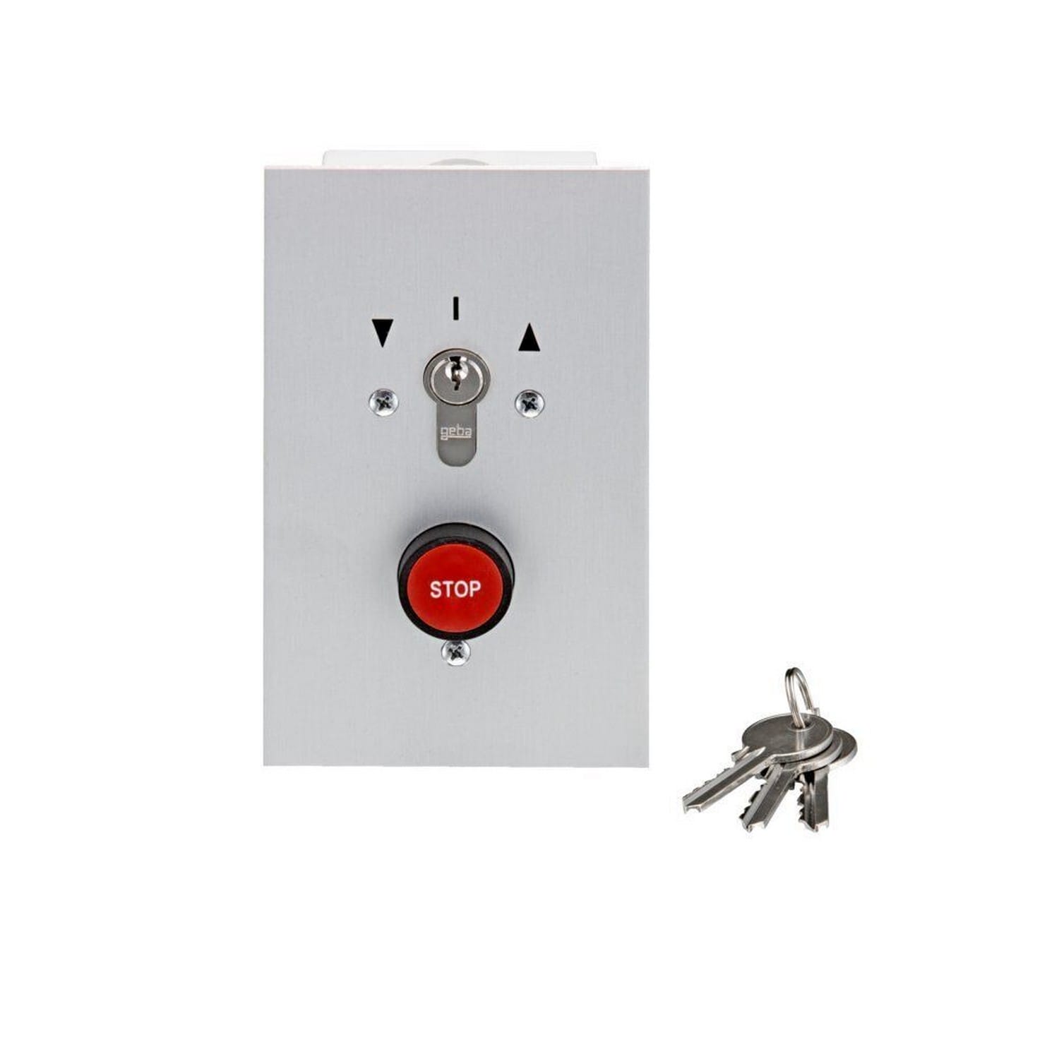 Sommer Schlüsselschalter Unterputz IP54 Profilhalbzylinder ABUS 2Kontakt tastend BILD 2