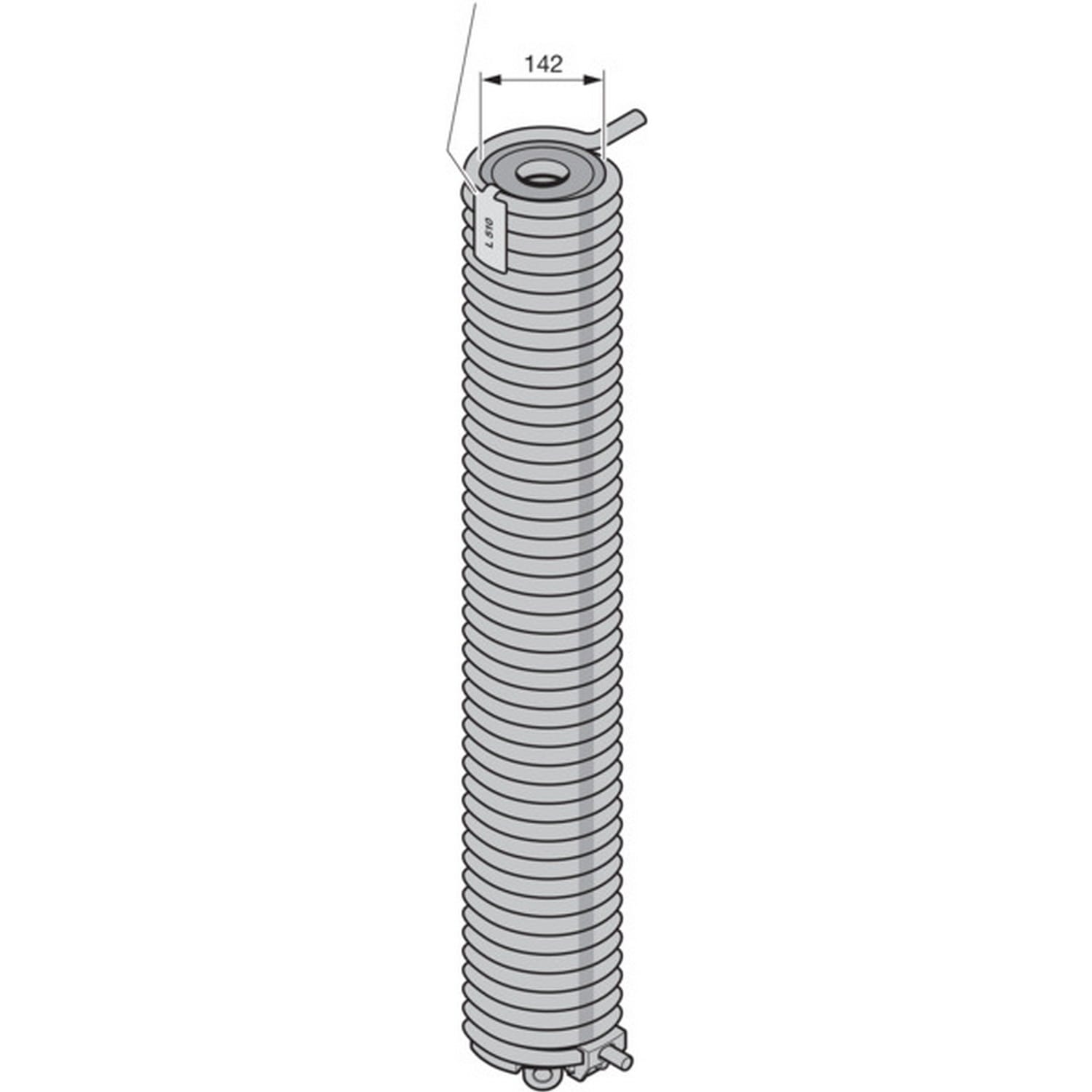 Hörmann Torsionsfedereinheit L510, innen Ø 142mm für Industrie-Sektionaltor BILD 9