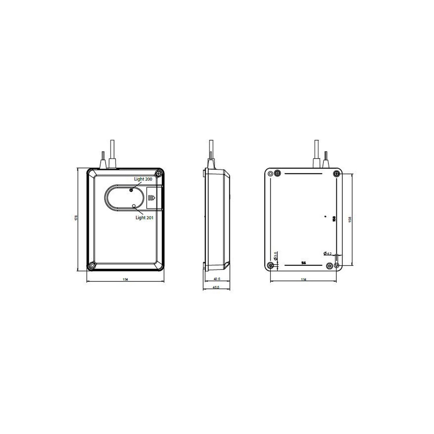 MARANTEC Light 200LED-Beleuchtungssys. Bewegungs-& Tageslichtsensor für Antriebe BILD 9
