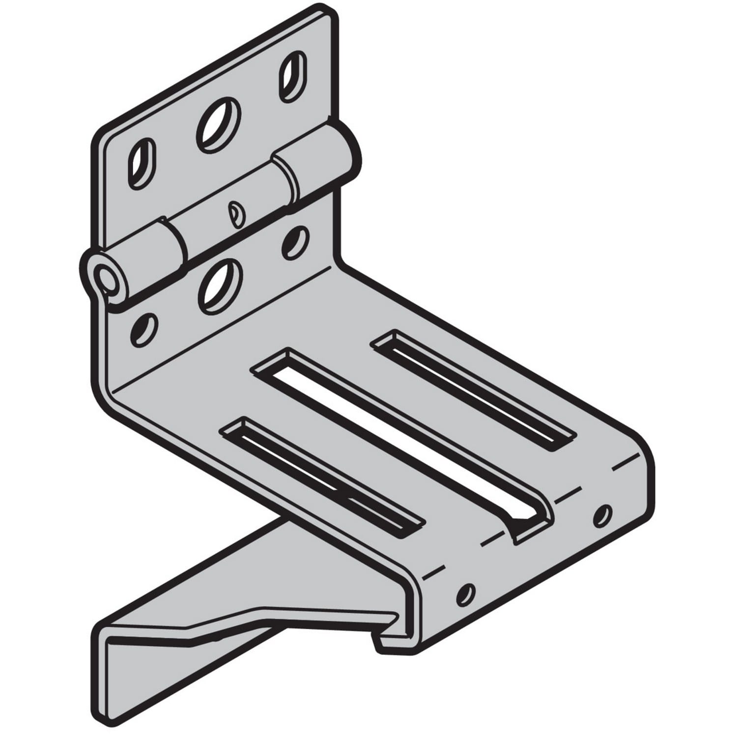 Hörmann Rollenbock Bautiefe 67 Schlupftürtor verzinkt für Industrie-Sektionaltor BILD 1