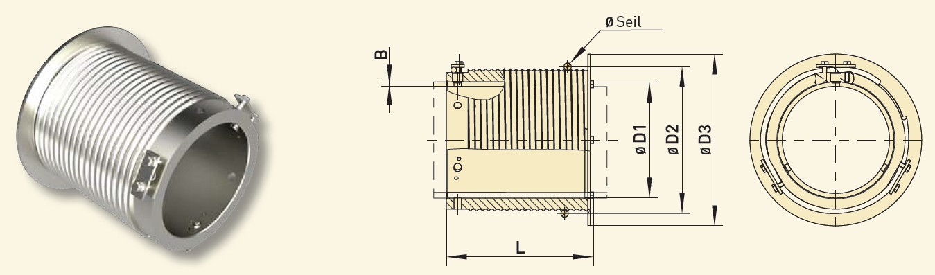 GfA Seiltrommel Typ A 200-10R-159 für Siederohre / 30001369