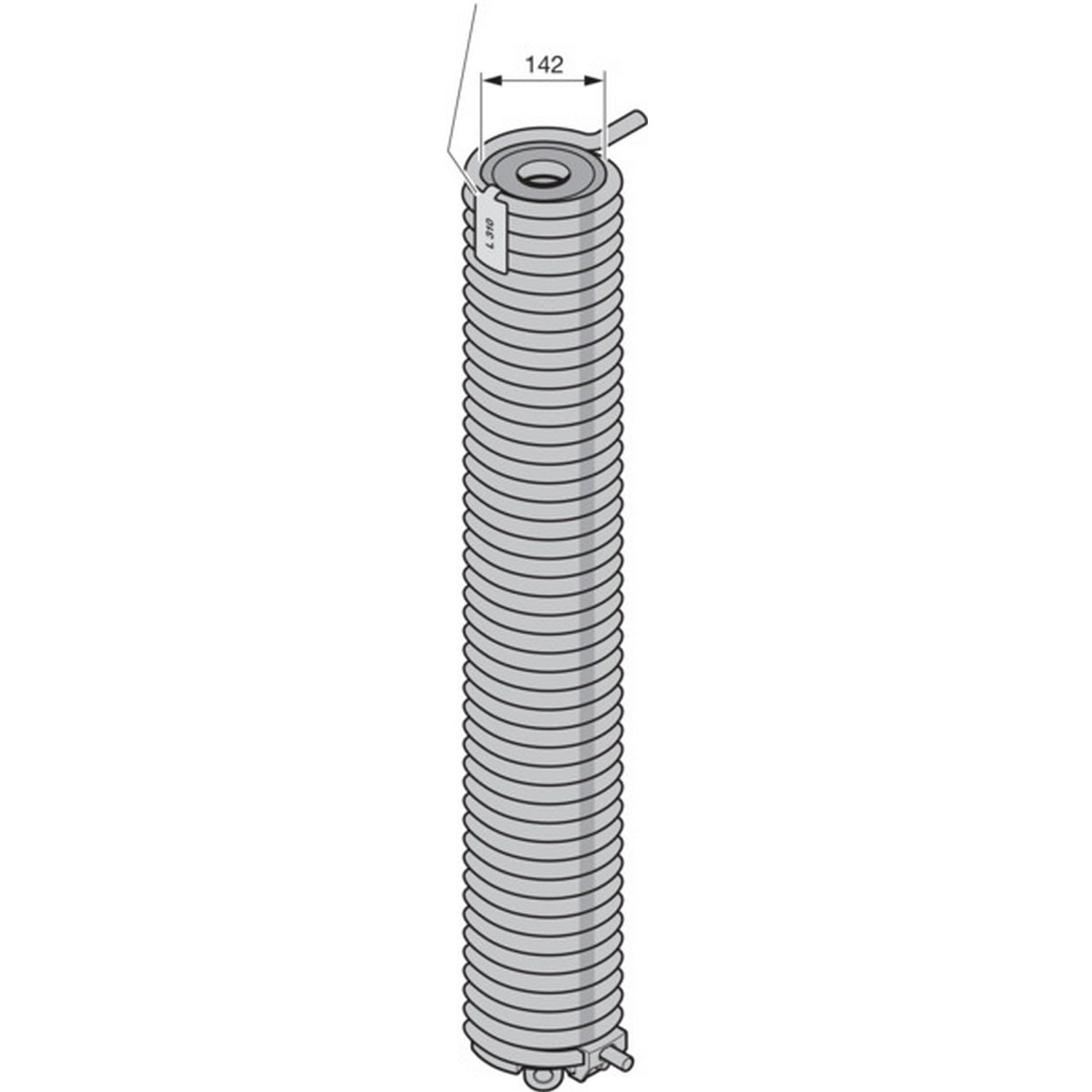 Hörmann Torsionsfedereinheit R318, innen Ø 142mm für Industrie-Sektionaltor BILD 9
