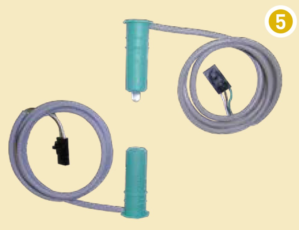 GfA Universal OSE-Set IP68 für System 2, Sender(0,5m)+ Empfänger(0,5m), steckbar