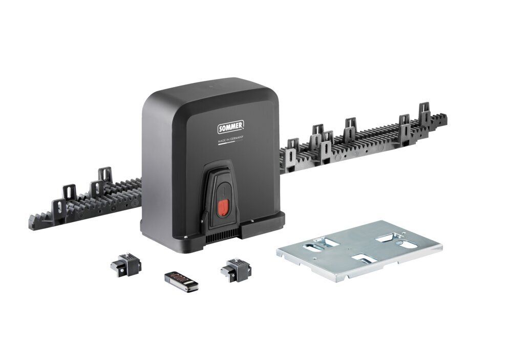 Sommer Schiebetorantrieb STArter S2 Set, schwarz für Schiebetore / S1213500001 BILD 1
