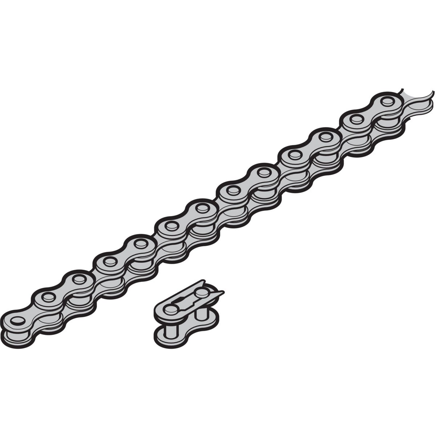 Hörmann Rollenkette mit Clip- schloss L = 1321mm für Industrie-Sektionaltor BILD 1