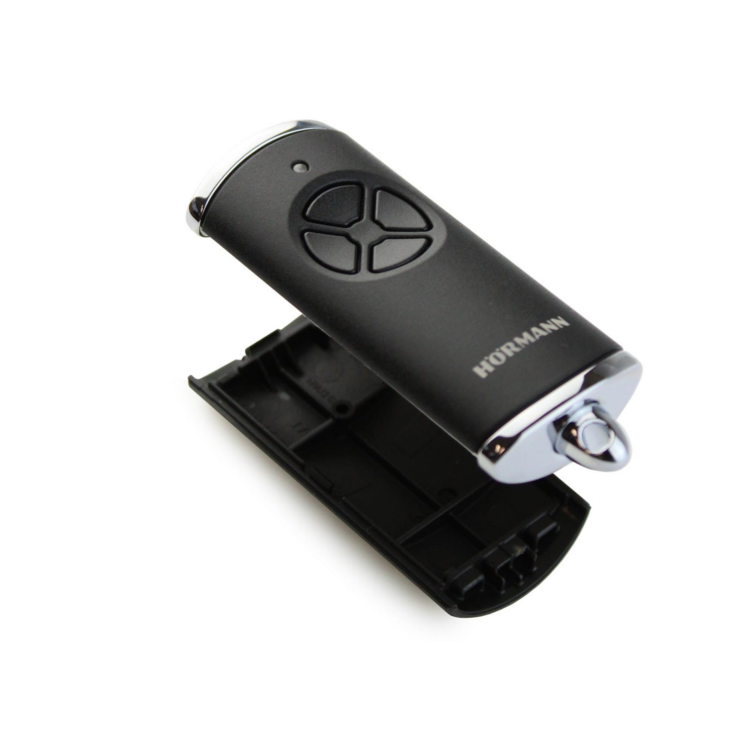 Hörmann Ersatz Gehäuse HSE 4 für Handsender 4-Tasten, schwarz/Chrom BILD 1