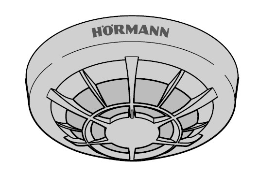 Hörmann Rauchmelder / Thermomelder H-TM-4070, weiß / 2033791 BILD 2