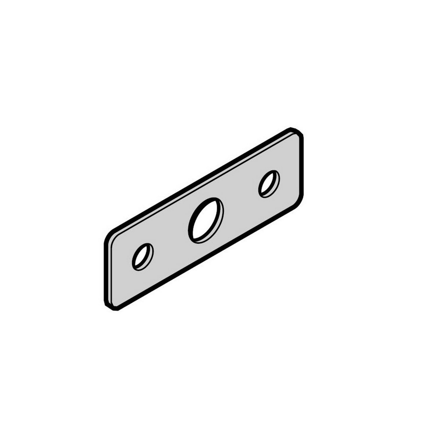 Hörmann Distanzblech Scharnier, 60 × 20 × 1,5mm für Sektionaltor BILD 9