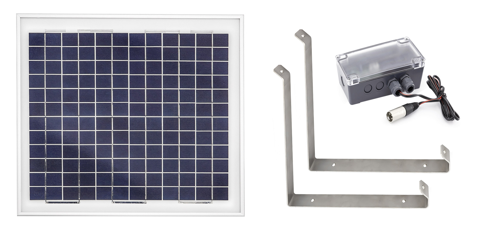Hörmann Solarmodul SM1-2 24V für ProMatic Akku Serie 4 mit Zubehör für Antrieb BILD 1
