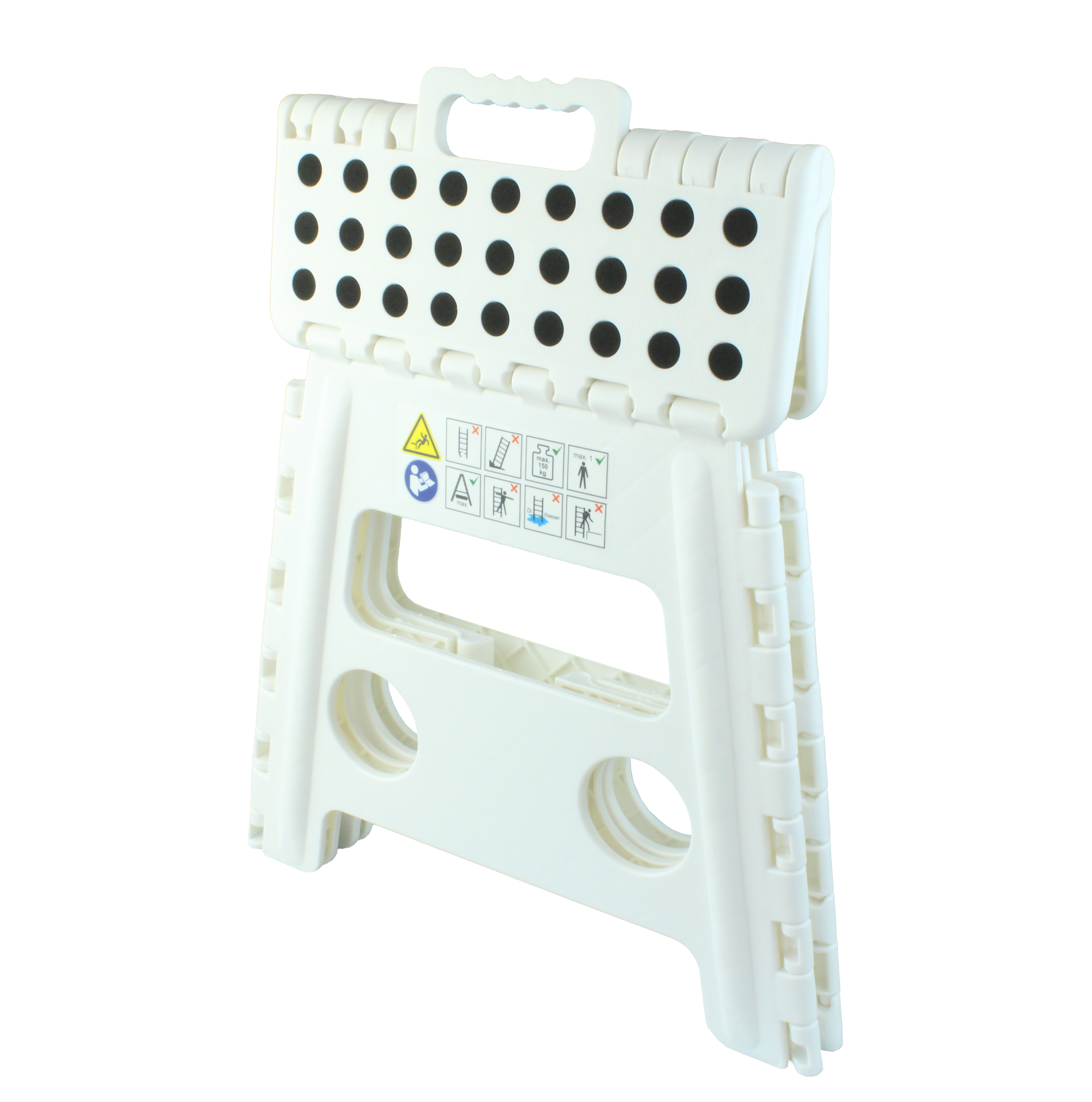 4DOOR Tritthocker/Klapphocker 32 cm hoch/bis zu 150 kg belastbar, leicht faltbar BILD 2