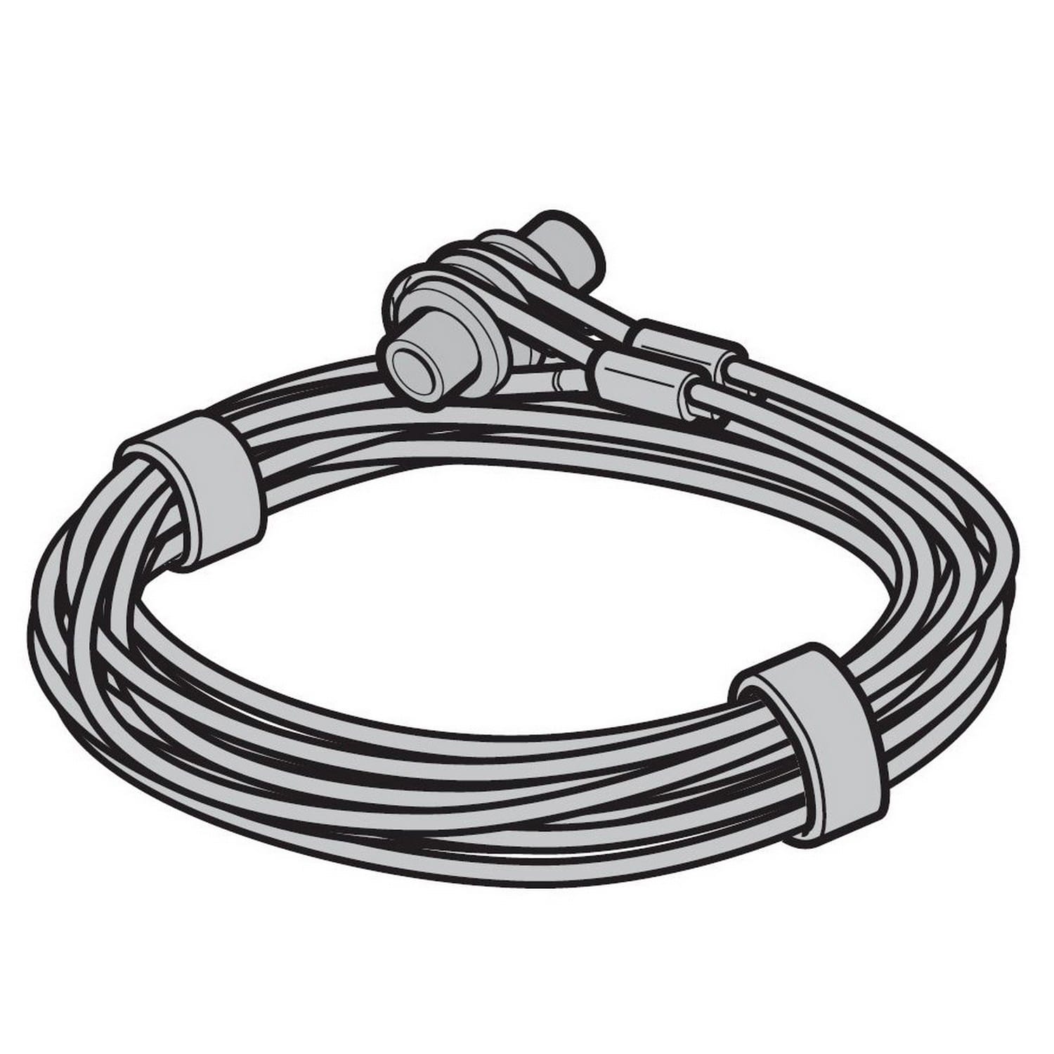 Hörmann Drahtseile Ø 3mm Beschlag Z, 2570mm, bis Torhöhe 2080mm für Sektionaltor BILD 9