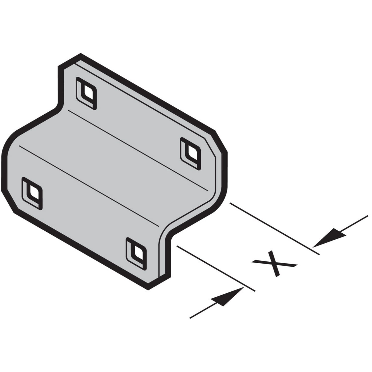Hörmann Stützwinkel für Konsole, x = 33mm für Industrie-Sektionaltor BILD 9