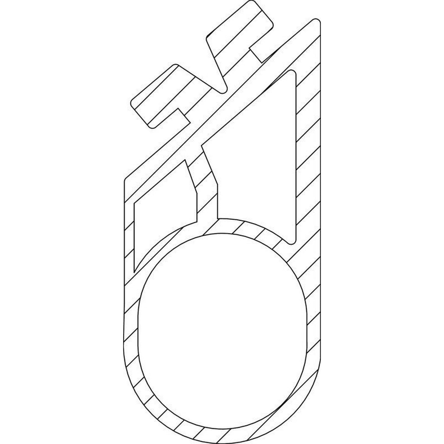 MARANTEC Bodendichtung, 1 m Länge, Wunschlänge angeben, 1 Kammer für Garagentore BILD 9