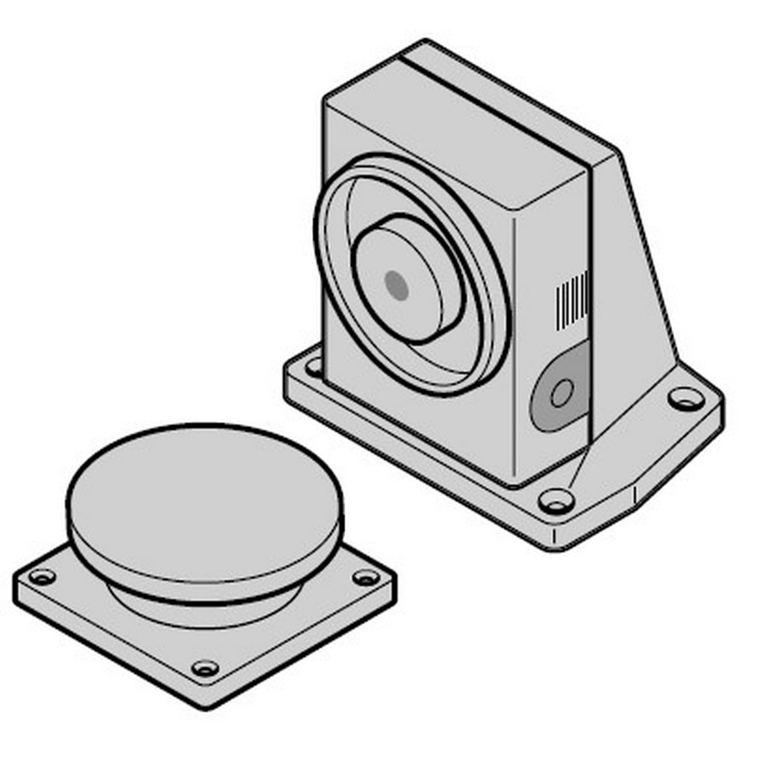 Hörmann Haftmagnet mit Standardanker für Zubehör Objektstahltüren