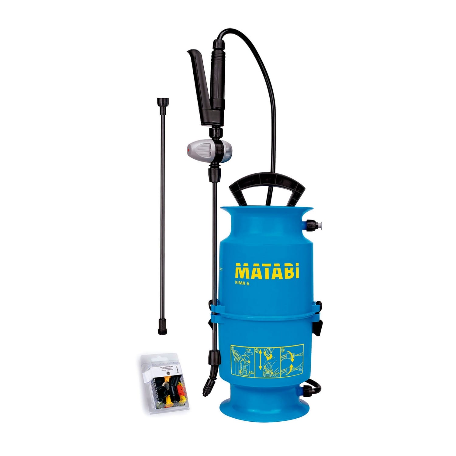 MATABI Kima 6 - 4 Liter Pumpsprühgerät, Blau / 83805