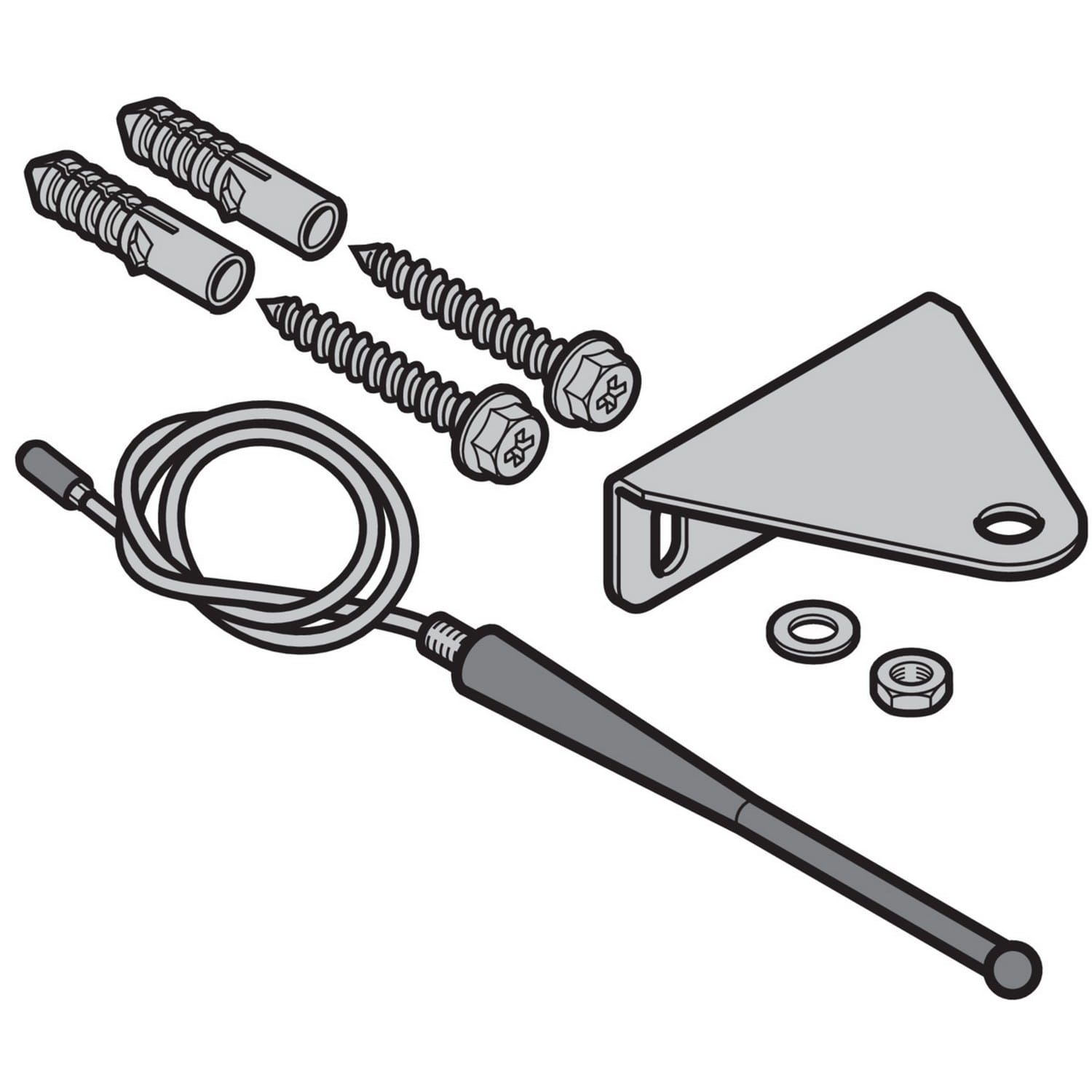 Hörmann Externe Antenne für HE3-MCX-868 & 868 BiSecur für Antriebe & Steuerungen BILD 1