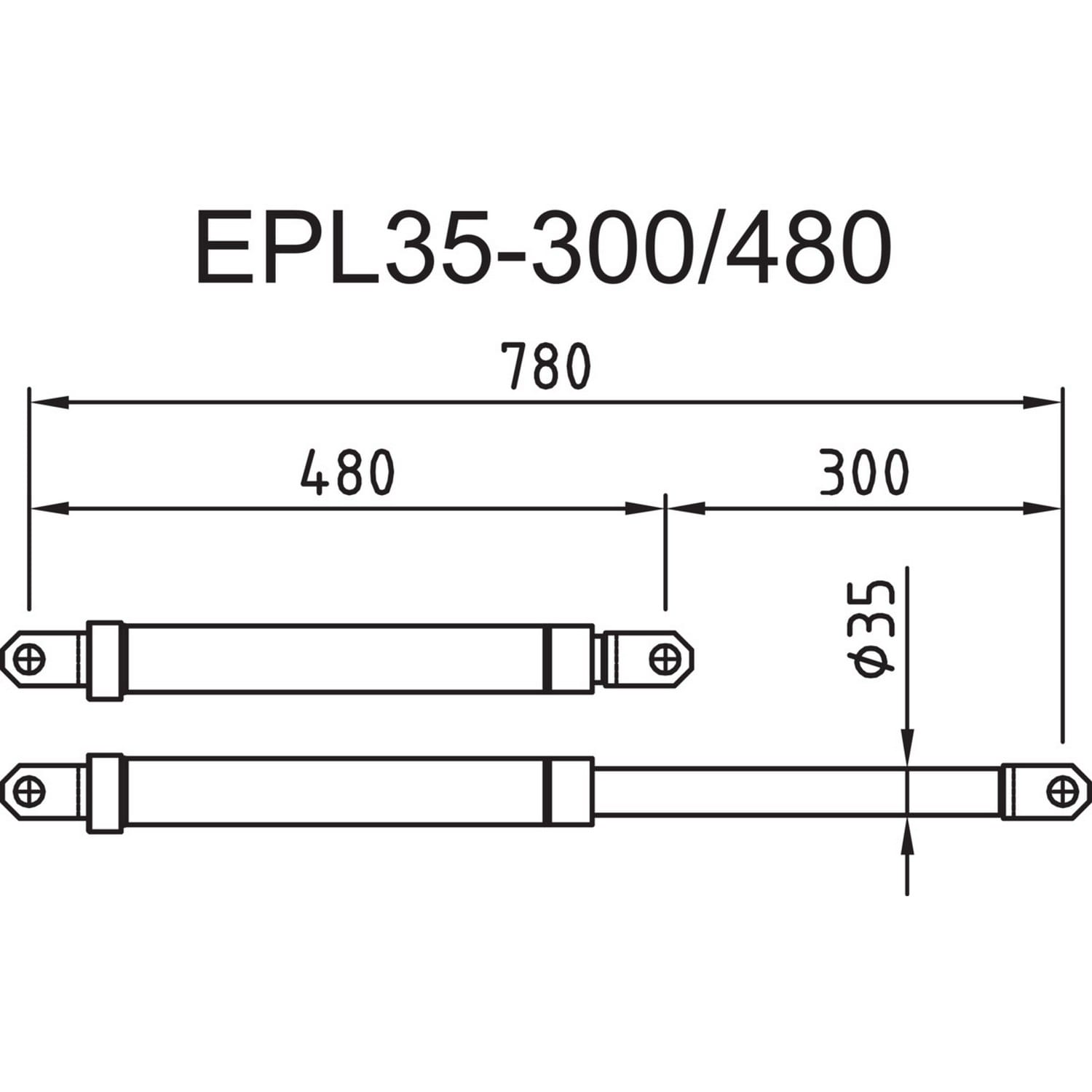 Hörmann Hauptzylinder EPL30-300/480 HTL2 NL2750/3000 BILD 9