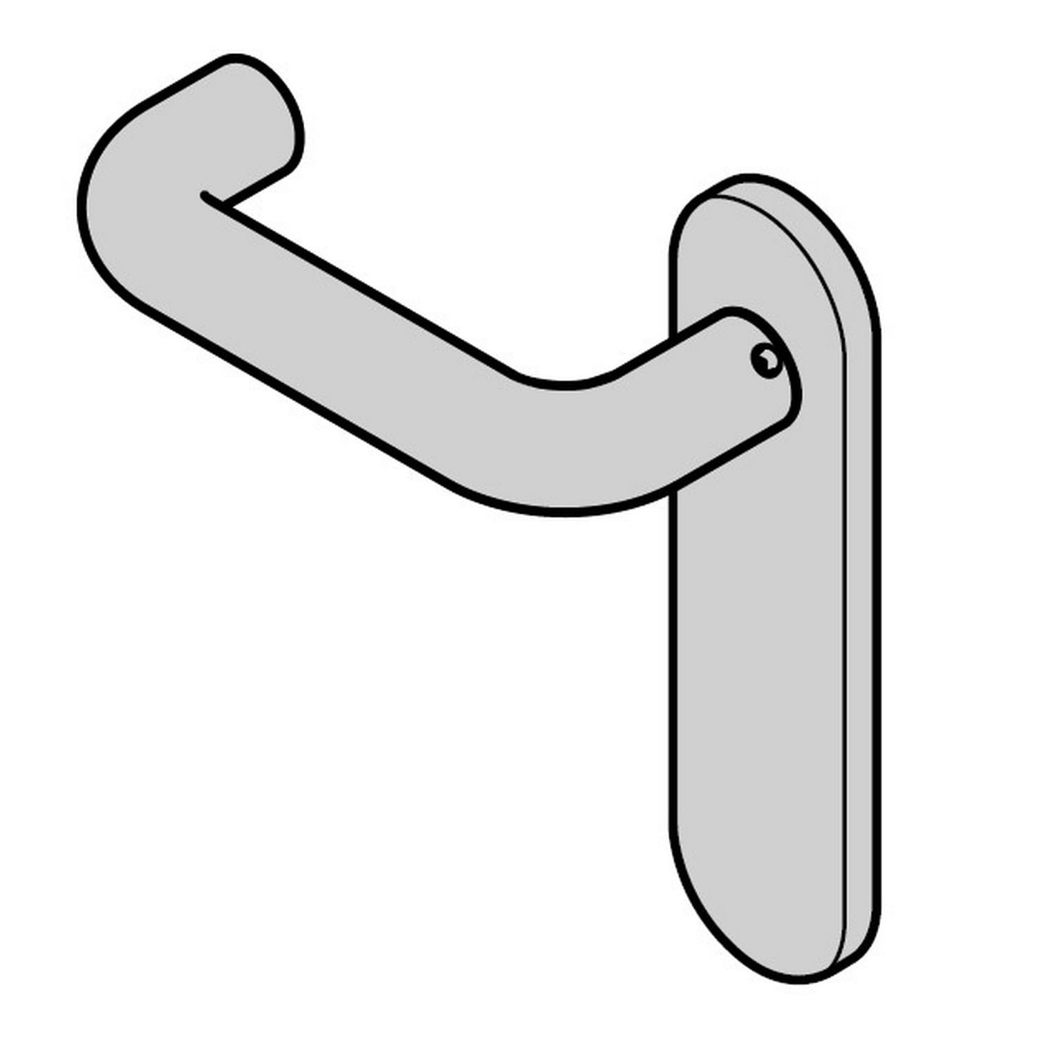 Hörmann Halbgarnitur FSB Typ 1070 (FS) Kurzschild blind, Aluminium, Naturton BILD 1