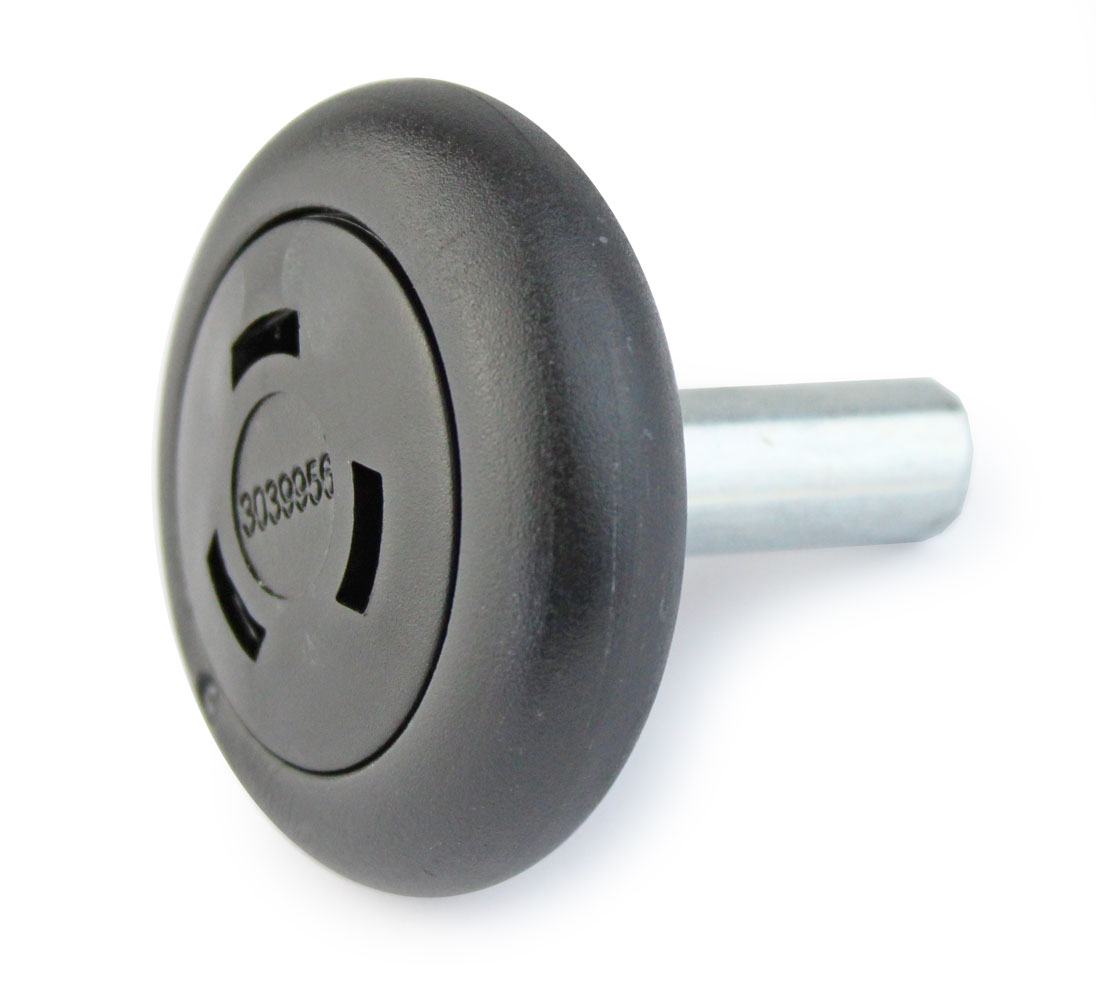 Hörmann Laufrolle 40 mm für Baureihe 30 und 40, schwarz für Sektionaltor Bild1